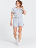 Short Le Coq Sportif Ess Mujer Short Gris Melange — vista principal