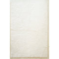 Signature Organic Cotton Solid Ivory Washable Area Rug - Rugs by Roo