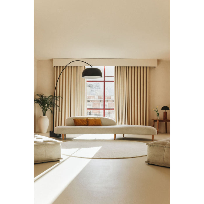 Silhouette Round Natural Woolable Rug - Rugs by Roo