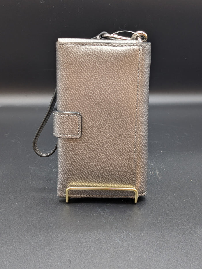 Coach Silver Phone Wallet