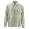 Simms Big Sky Long Sleeve Shirt in dark khaki plaid.