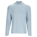 Simms Solarflex hoody in steel blue heather.