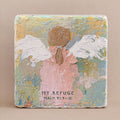 Small Scripture Block -My Refuge