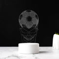 Soccer Lover 3D Light 3D Lights June Trading White Base