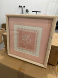 Soft Pink Floral Cross Stitch