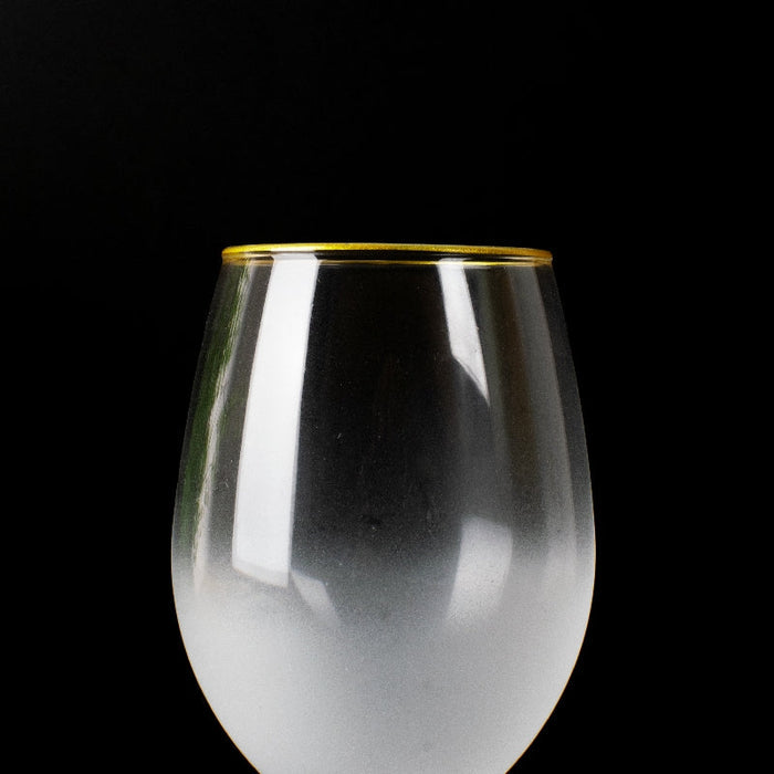 Sophisticated Nook Frosted Glass (Set of 2) Glasses June Trading