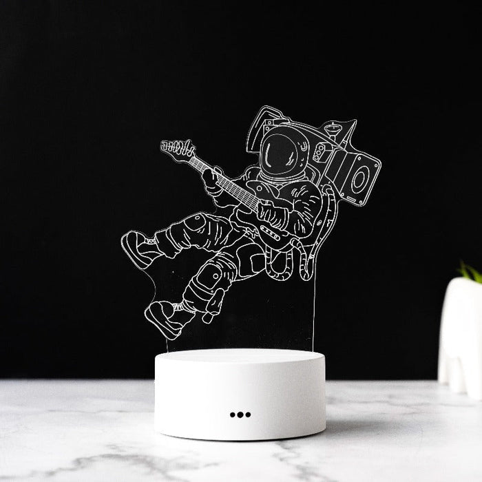 Space Rockstar 3D Light 3D Lights June Trading White Base
