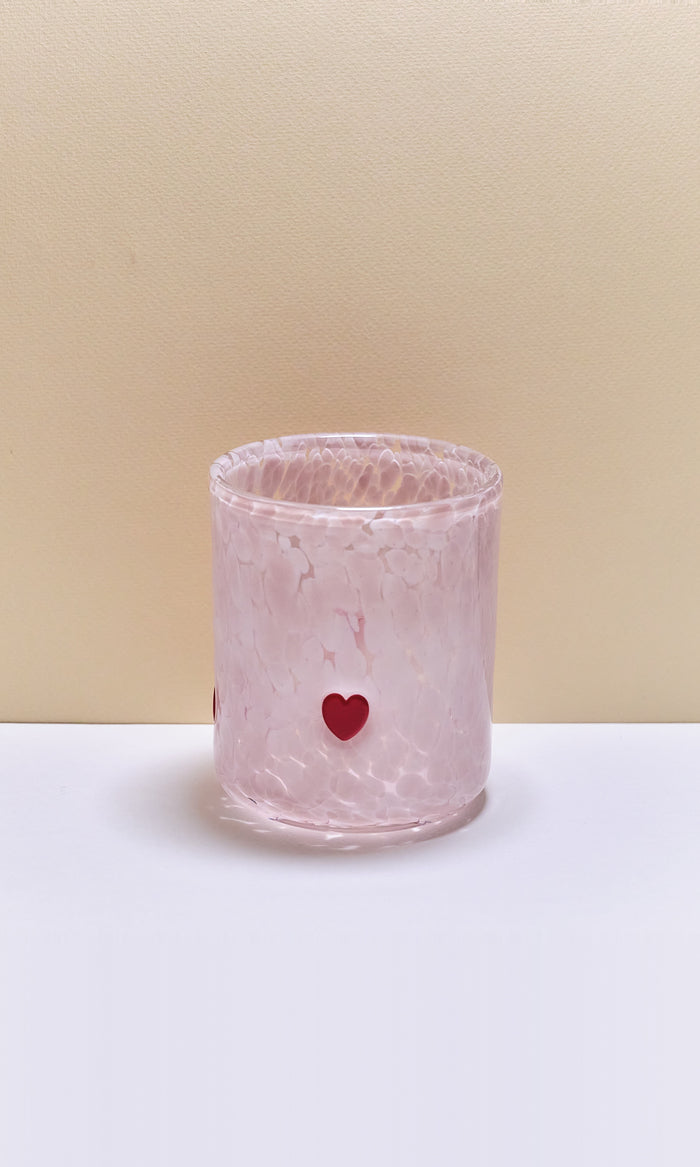 Speckle Icon Cup - Red Heart