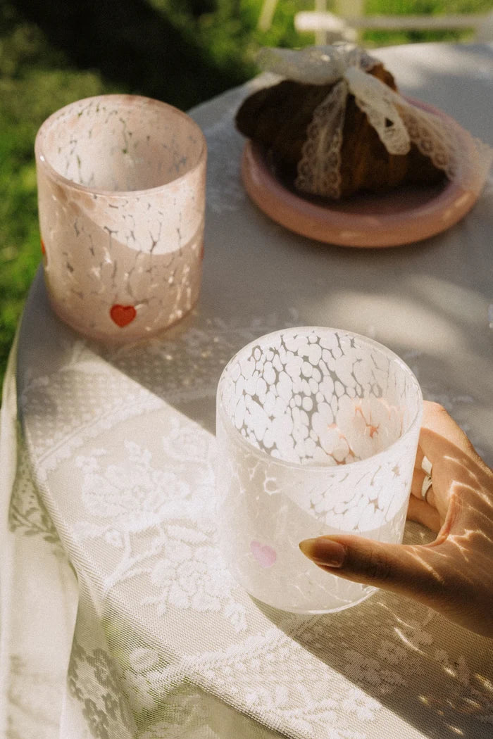 Speckle Icon Cup - Red Heart