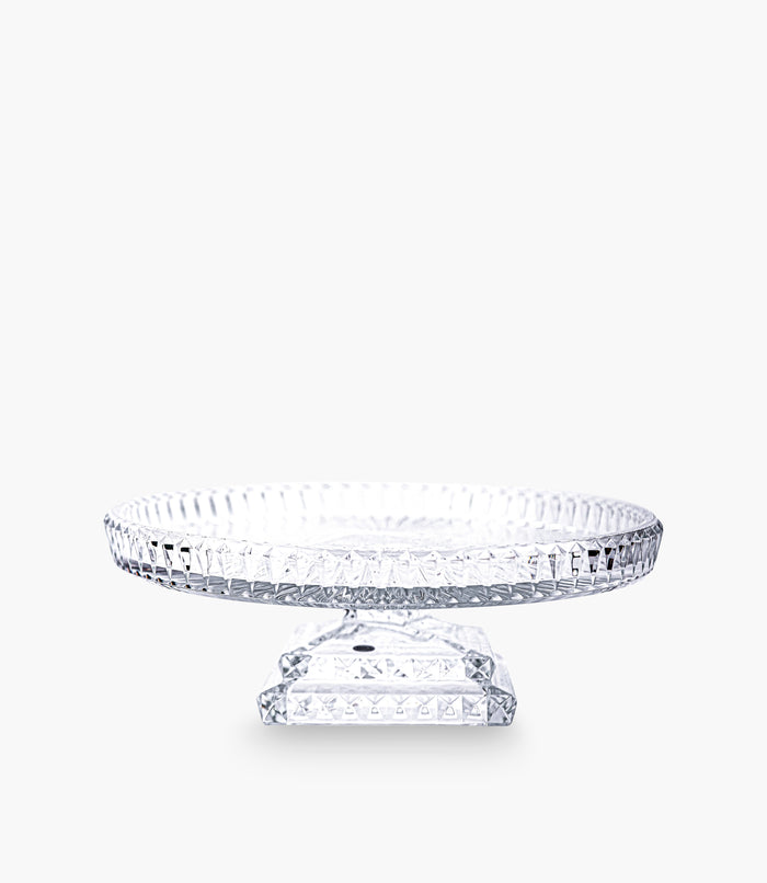 Spiral Round Tray with foot 30 cm