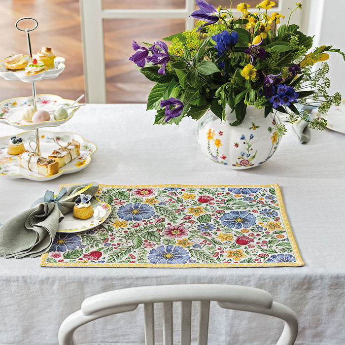 Spring Awak. Gobelin placemat Spring flowers 32x48cm