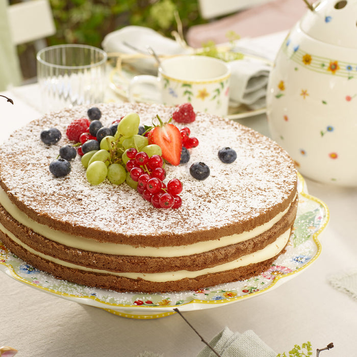 Spring Awakening Footed Cake Plate 33cm