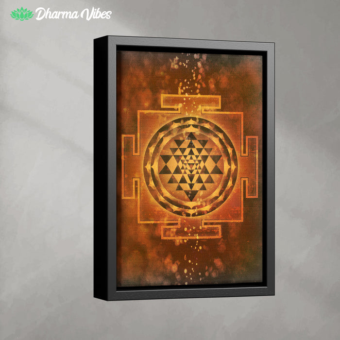 Sri-Yantra by McAshe 1-Piece Canvas Art