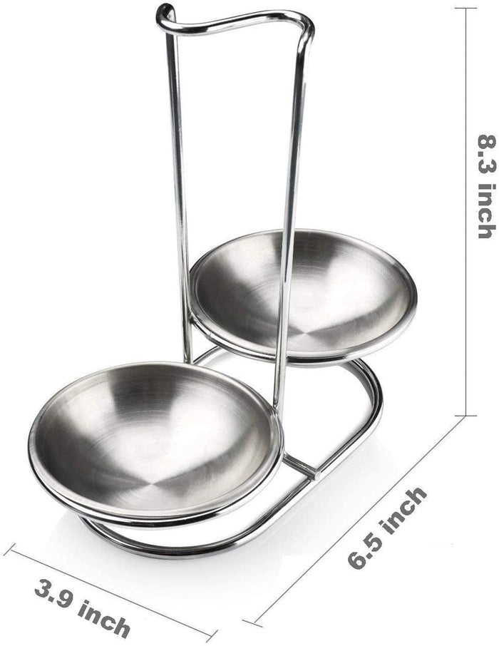 Stainless Steel Double Ladles Holder