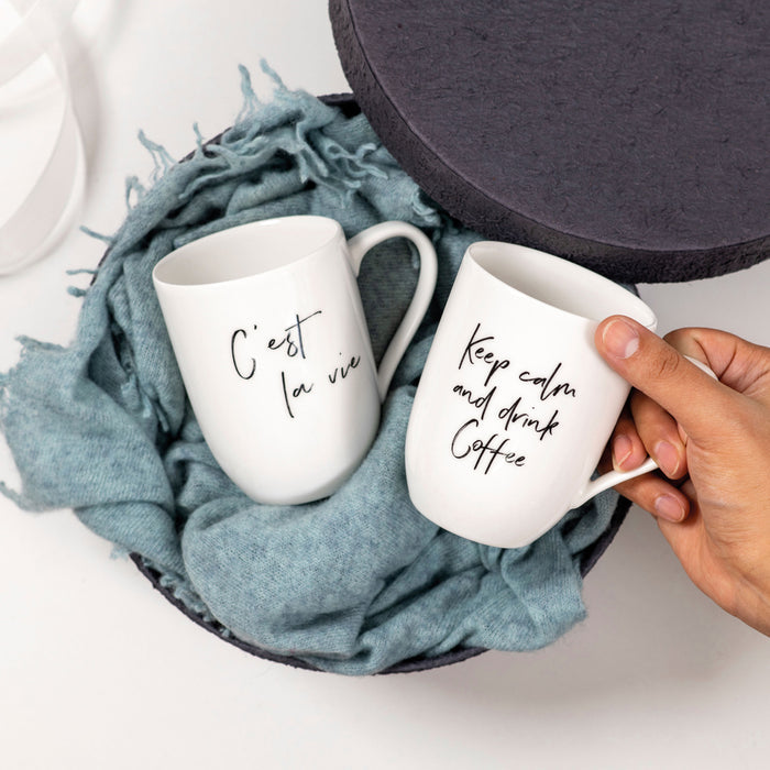 Statement Mug Keep Calm And Drink Coffee
