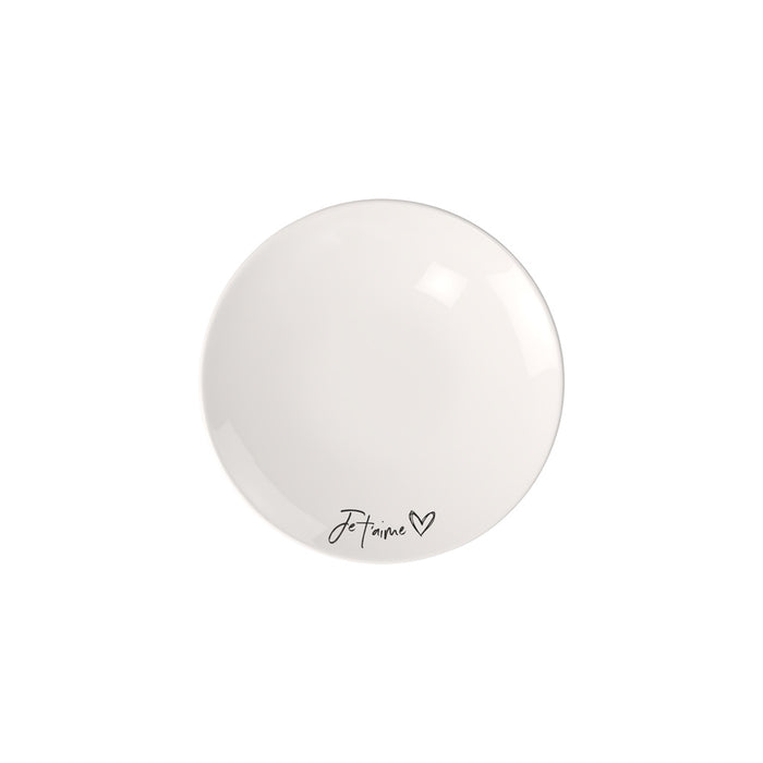 Statement Salad Plate Je t'aime