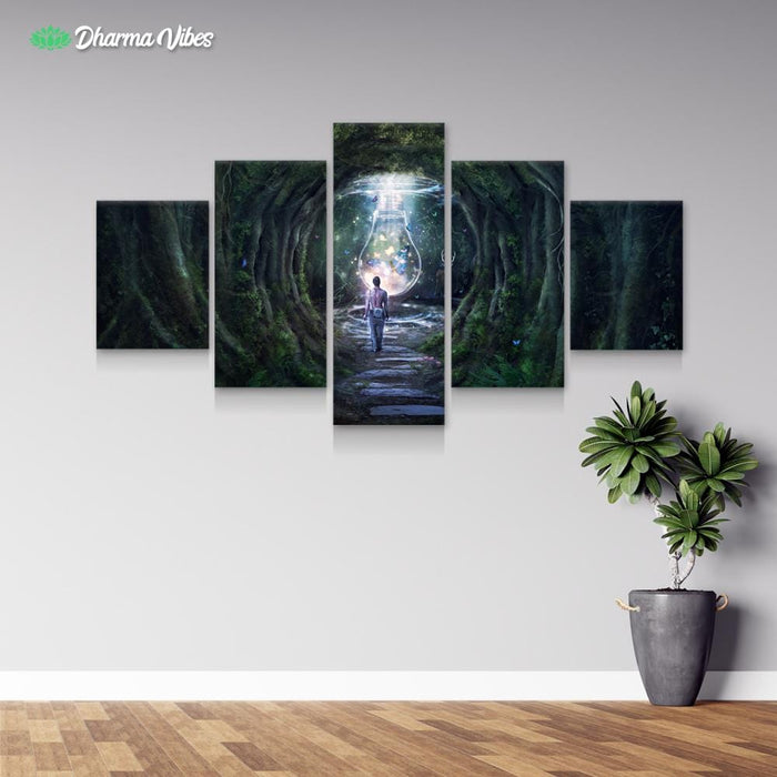 Stay For A Moment by Cameron Gray 5-Piece Canvas
