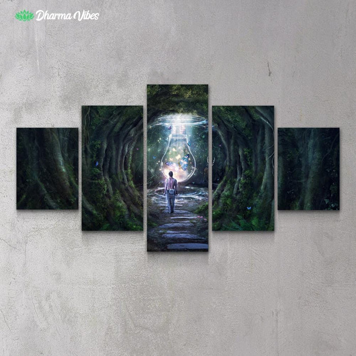 Stay For A Moment by Cameron Gray 5-Piece Canvas