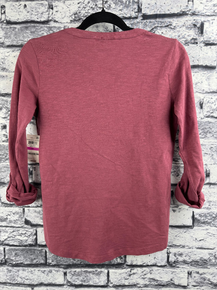 Style & Co. Raspberry Embroidered Shirt
