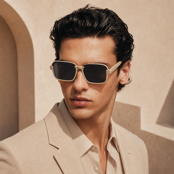 Style On Fire Eggshell Cream Sunglasses