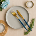 Suave Grey Ceramic Plate