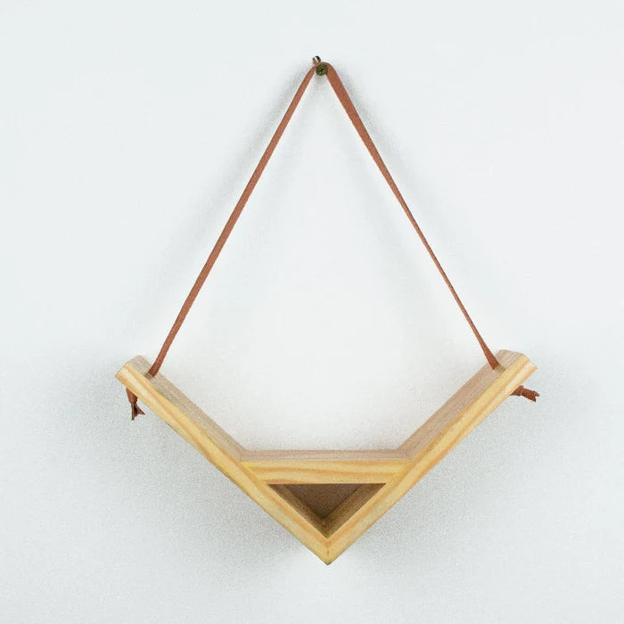 Suave Hanging Wooden Planter Holder Planters June Trading
