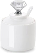Sugar Bowl with Crystal Lid (SILVER)