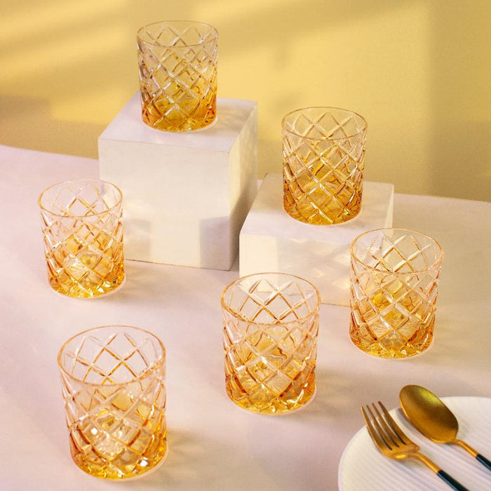 Sunset Prism Crystal Glasses (Set of 2)