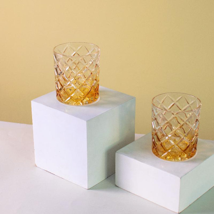 Sunset Prism Crystal Glasses (Set of 2)