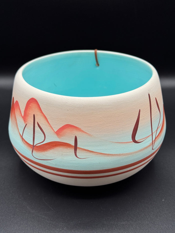 Sunset Sensations Pottery Bowl