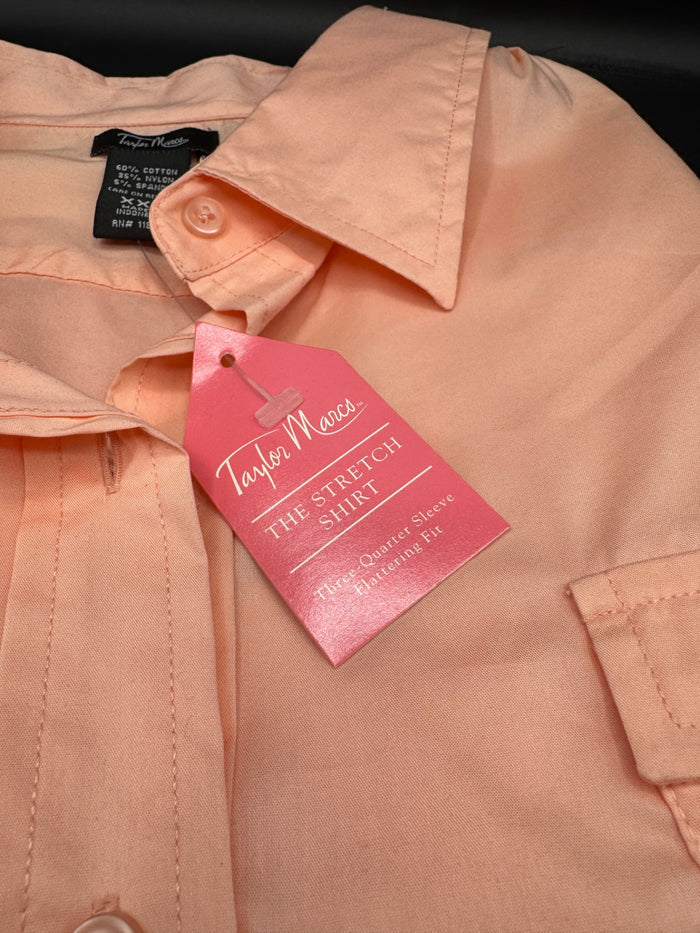 Taylor Marcs The Stretch Shirt, Peach