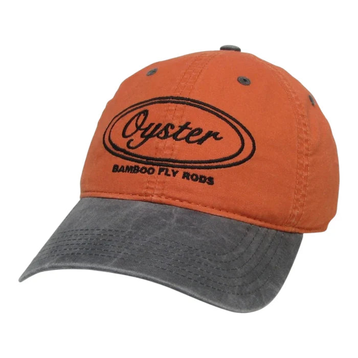 Terra Cotta/Cinder Legacy Terra Twill hat with embroidered Oyster logo