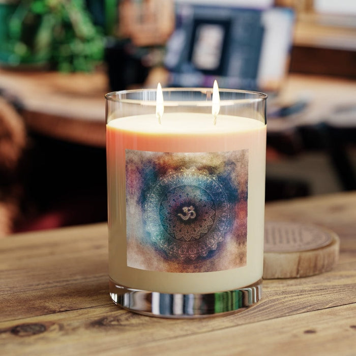 Textured Sacred Om by MCAshe Scented Candle - Full Glass, 11oz