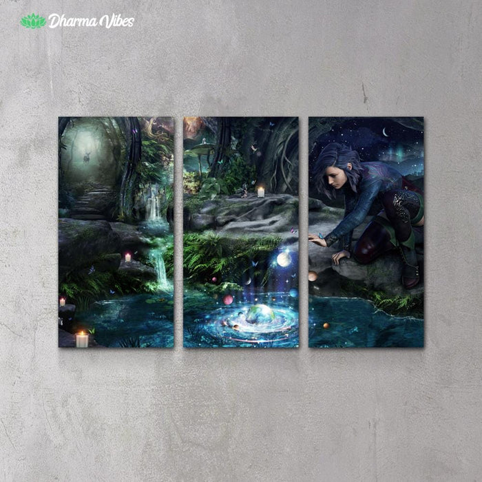 The Collector by Cameron Gray 3-Piece Canvas