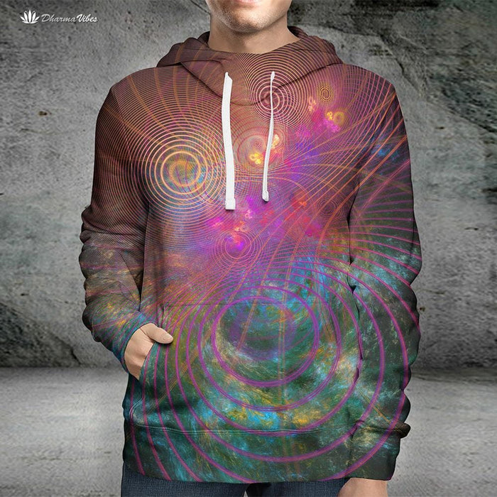 The Unfolded Cosmos by YantrArt Hoodie
