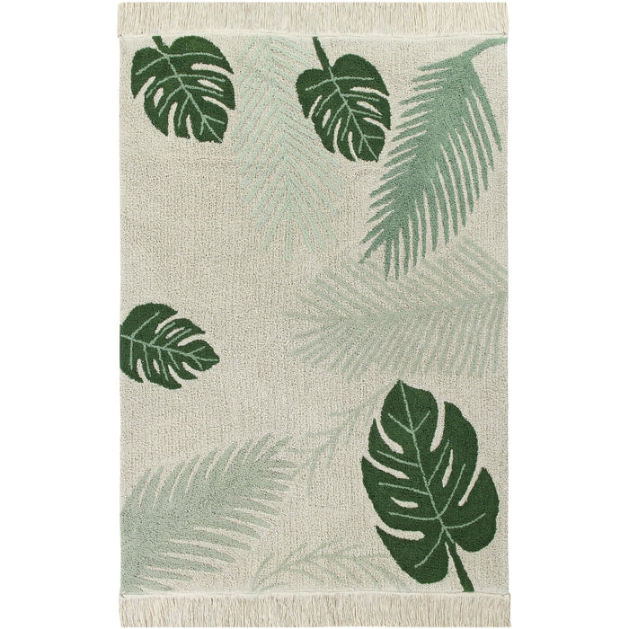 Tropical Green Machine Washable Area Rug - Rugs by Roo