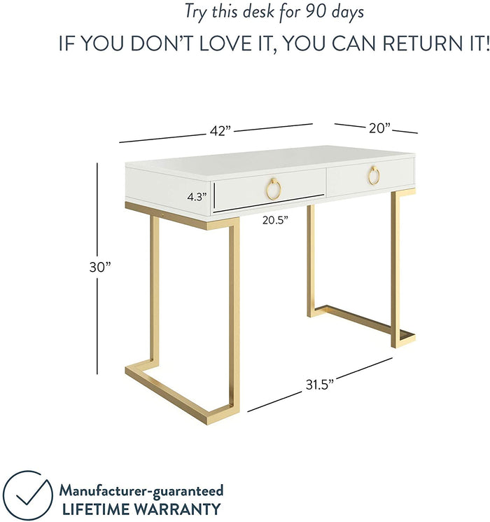 Two-Drawer Office Desk
