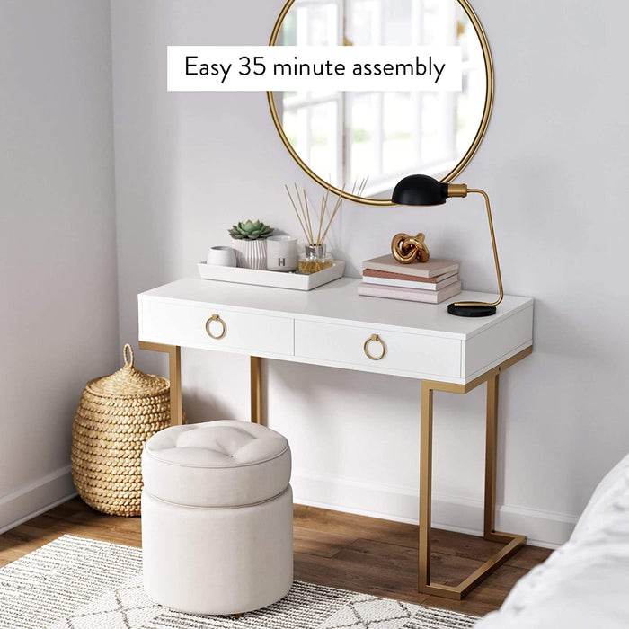 Two-Drawer Office Desk