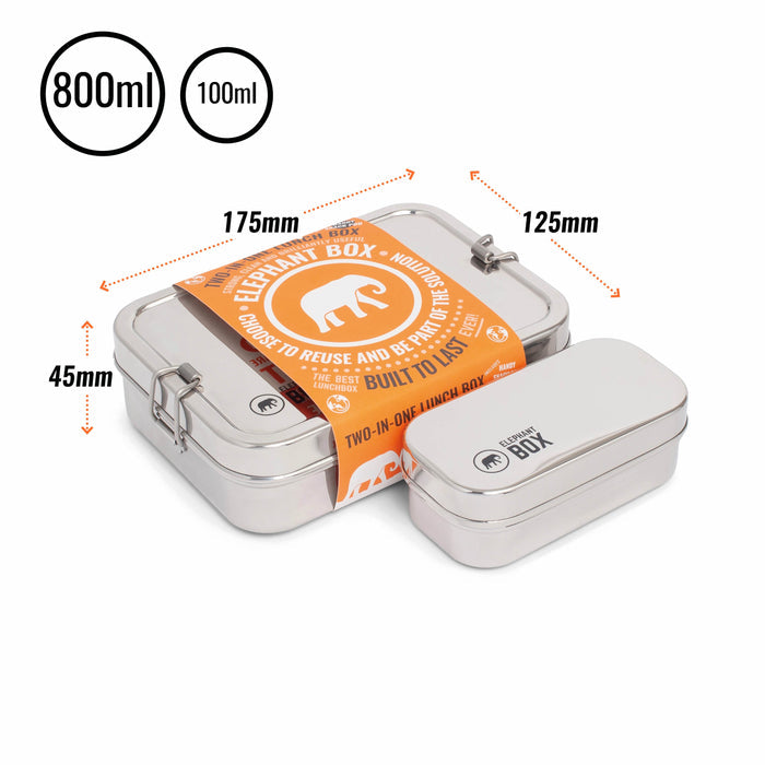 Two-in-One Lunchbox Elephant Box