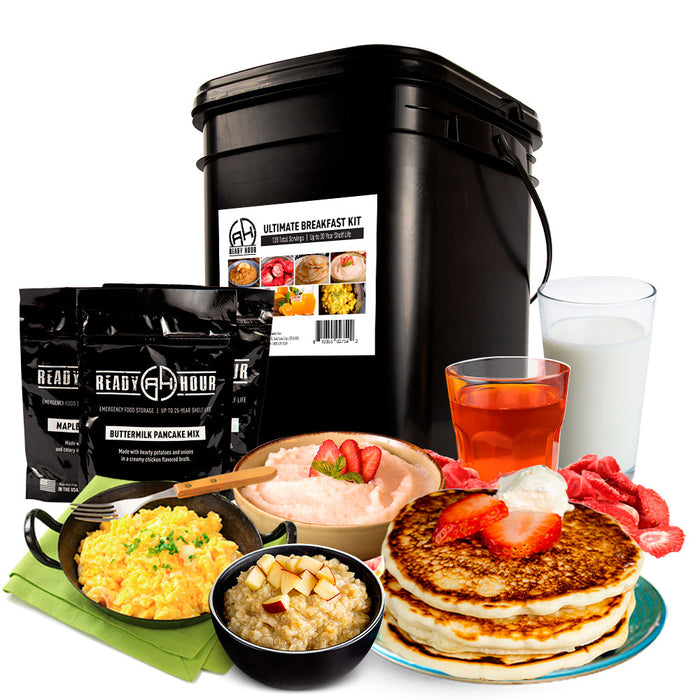 Ultimate Breakfast Kit (128 servings, 1 bucket)