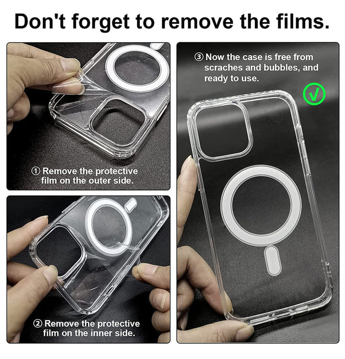 Ultra Hybrid MagSafe Back Clear Case For Apple iPhone 13 Pro Max iPhone 13 Pro Max June Trading