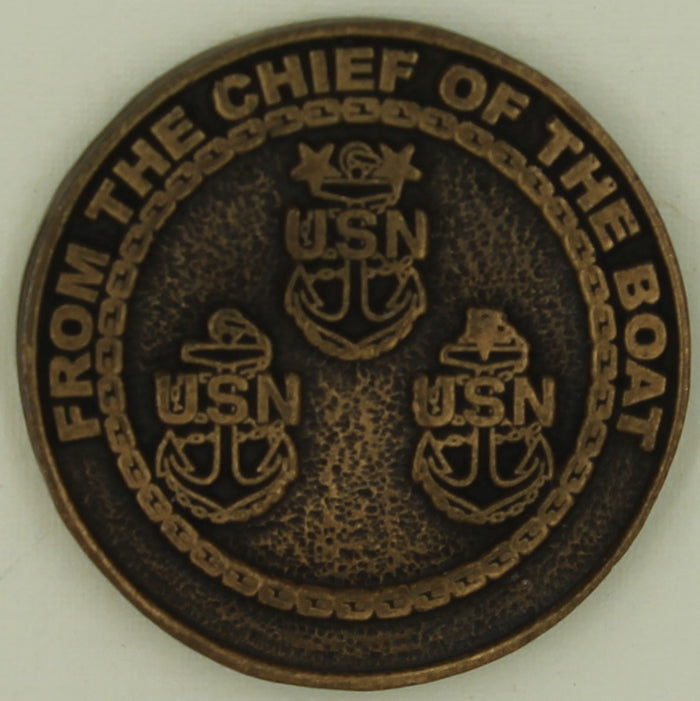 USS Jefferson City SSN-759 Chiefs Mess Navy Challenge Coin