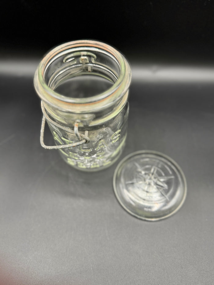 VTG Atlas EZ Seal Glass Lid Mason Jars