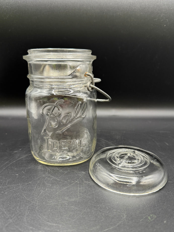 VTG Ball Ideal Glass Lid Mason Jars