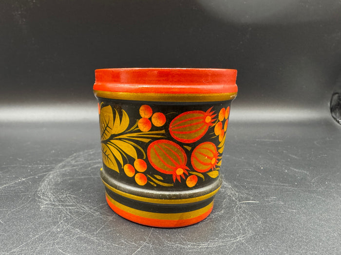 VTG Khokhloma Cups, Set of 3