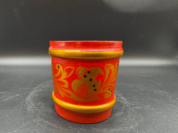 VTG Khokhloma Cups, Set of 3