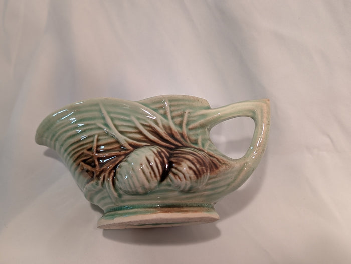 Vtg McCoy Pine cone Creamer Set