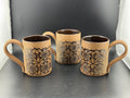 Set of 3 Vintage Pottery Mugs by NY Artist Carol Adamec Marsham