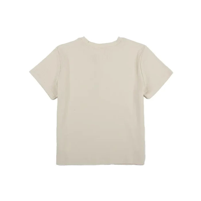 W Made in USA Cropped Top 'Linen'