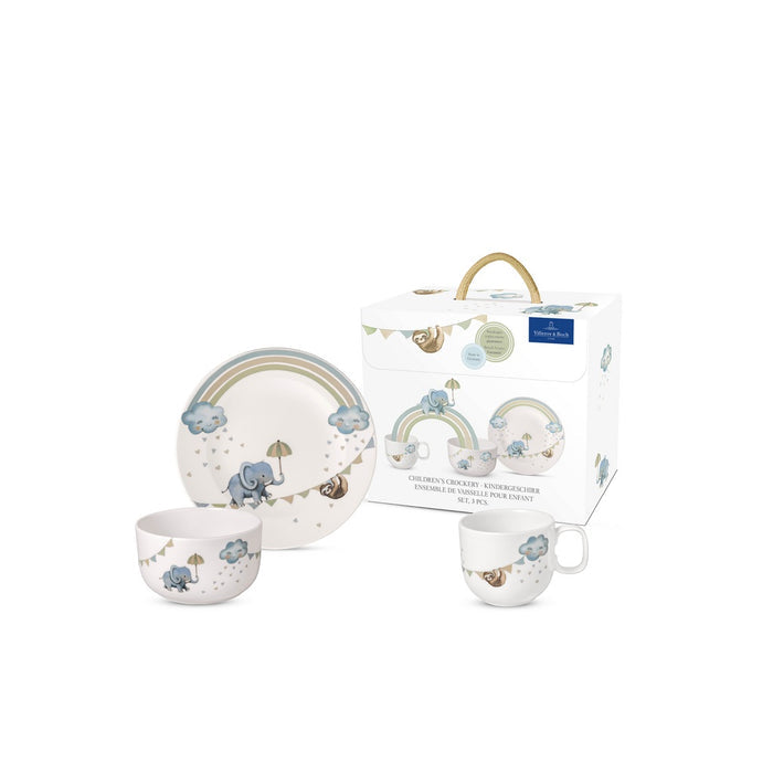 Walk Like An Elephant Children'S Crockery Set 3 Pcs.